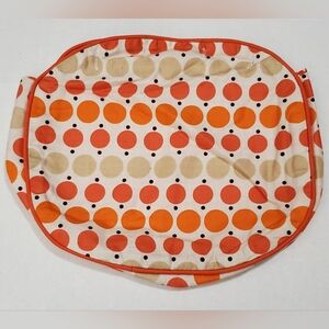 Bermuda Bag Cover**Reversible**Orange/Tan Circles/Orange Weave C4